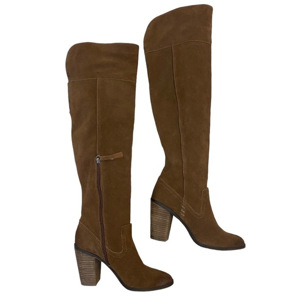 Dolce Vita Ohanna Over The Knee Boots in Brown Suede Size 6.5 - Picture 9 of 12